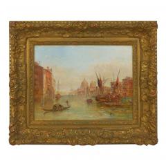 Alfred Pollentine Grand Canal Venice 1889 Antique Oil Painting by Alfred Pollentine - 959364