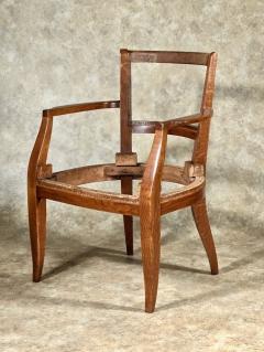 Alfred Porteneuve Alfred Porteneuve restored refinished armchair in oak - 3953249