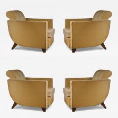 Alfred Porteneuve Alfred Porteneuve two pairs of club chairs - 3082702