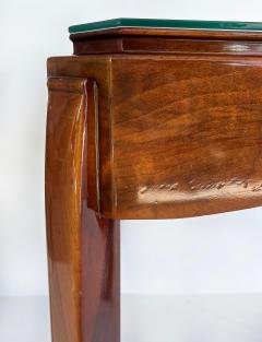 Alfred Porteneuve French Art Deco Fliptop Mahogany Game Table Porteneuve Attributed circa 1940s - 4641968