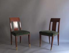 Alfred Porteneuve Pair of French Art Deco Side Chairs in the Manner of Alfred Porteneuve - 386689