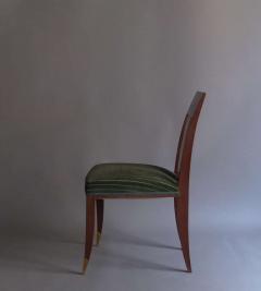 Alfred Porteneuve Pair of French Art Deco Side Chairs in the Manner of Alfred Porteneuve - 386690