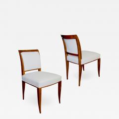 Alfred Porteneuve Pair of elegant Sycamore Chairs by Alfred Portneuve - 1169550