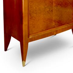 Alfred Porteneuve Secretaire and Cabinet Duo in Cherry and Burl by Alfred Porteneuve - 540414