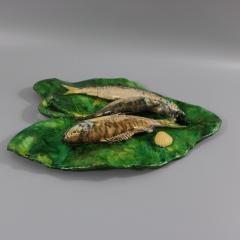 Alfred Renoleau Palissy Majolica Fish Wall Plaque - 2409495