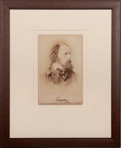 Alfred Tennyson Cabinet card portrait of Alfred Tennyson signed by him by Alfred Tennyson - 3621811