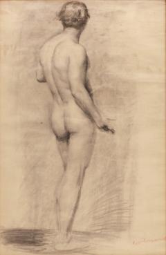 Alfred Wolmark Male Nude Study by Alfred Wolmark 1877 1961 - 795104