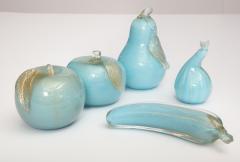 Alfredo Barbini A Collection Murano Glass Blue Fruit by Alfredo Barbini - 725734