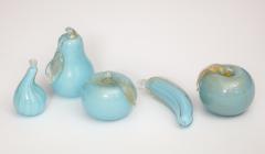 Alfredo Barbini A Collection Murano Glass Blue Fruit by Alfredo Barbini - 725735