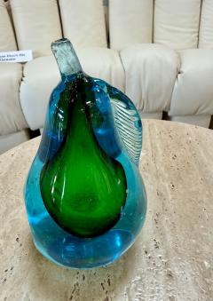 Alfredo Barbini Alfredo Barbini Murano Glass Pear Sculpture - 4706480