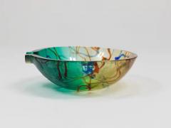 Alfredo Barbini Alfredo Barbini Signed Murano Art Glass Bowl or Ashtray Italy 1970s - 4149919