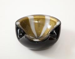 Alfredo Barbini Barbini Black Murano Glass Cache Pot - 3008902