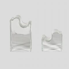 Alfredo Barbini Clear glass composition vase by Alfredo Barbini - 4092919