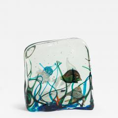 Alfredo Barbini Large Mid Century Murano Glass Aquarium Attributed To Alfredo Barbini - 4590401