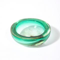 Alfredo Barbini Mid Century Modernist Fish Motif Hand Blown Murano Glass Bowl by Alfredo Barbini - 3554058