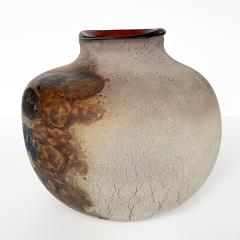 Alfredo Barbini Rare Alfredo Barbini Large Scavo Murano Glass Vase - 3328490