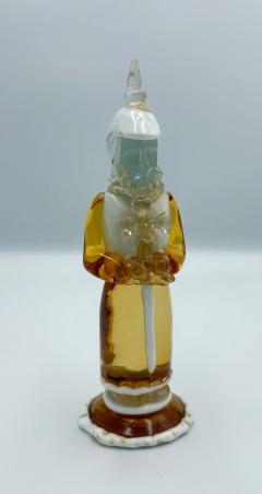 Alfredo Barbini Rare Chess Set Composed of 32 Solid Amber Glass Pieces Barbini Pauly C - 4518707