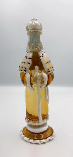 Alfredo Barbini Rare Chess Set Composed of 32 Solid Amber Glass Pieces Barbini Pauly C - 4518712