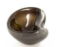 Alfredo Barbini Vintage Italian Organic Blown Sommerso Fumato Bowl Attrb To Alfredo Barbini - 4334190