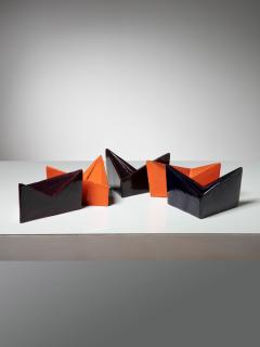 Alfredo Pizzo Greco Set of Six Ceramic Sculptures by Alfredo Pizzo Greco - 4724556