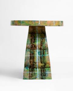 Alice Gavalet Untitled Pair of Green Tartan Gueridons 2025 - 4500878