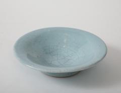 Alice Sordet Bonifas Alice Bonifas Crackle Celadon Dish Fernay Voltairem France c 1930 signed - 3992759