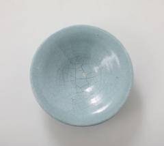 Alice Sordet Bonifas Alice Bonifas Crackle Celadon Dish Fernay Voltairem France c 1930 signed - 3992768