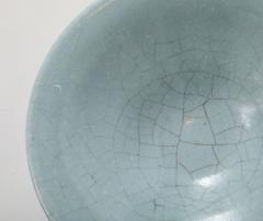 Alice Sordet Bonifas Alice Bonifas Crackle Celadon Dish Fernay Voltairem France c 1930 signed - 3992772