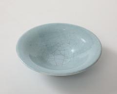Alice Sordet Bonifas Alice Bonifas Crackle Celadon Dish Fernay Voltairem France c 1930 signed - 3992775