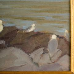 Alison Hill Alison Hill American Late 20th Century Seagulls on the Rocks - 1895382