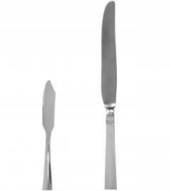 Allan Adler Allan Adler Handcrafted Sterling Flatware Service for 12 Sunset Pattern - 189041