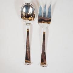 Allan Adler Allan Adler Sterling Sliver Modern Georgian Hand Wrought Flatware Service for 24 - 1580629