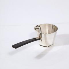 Allan Adler Modernist Sterling Silver Sauce Boat with Ebony Handle by Allan Adler - 3352632