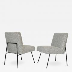 Allan Gould Pair of Allan Gould Style Iron Frame Lounge Chairs - 998986