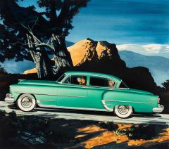 Allan Kass Vintage Car Ad Chrysler New Yorker Sedan - 4500170