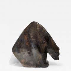Allan Waidman Large Brown Gold Bear Grazing - 4238001