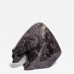 Allan Waidman Large Gold Silver Grazing Bear - 4383953