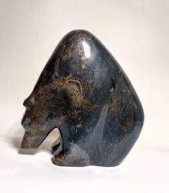 Allan Waidman Rounded Blue and Copper Bear - 4380342
