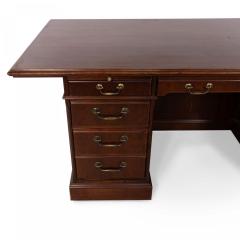 Alma Desk Company Mahogany Executive Desk - 4169081