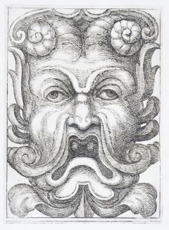 Aloisio Giovannoli Giovannoli Four Groups of Nine Grotesque Masks 1781 - 1312341