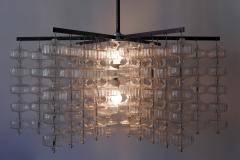 Aloys Gangkofner Huge Mid Century Modern Chandelier by Aloys Ferdinand Gangkofner 1968 Germany - 2137037