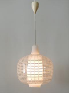 Aloys Gangkofner Rare Mid Century Modern Pendant Lamp Nervi by Aloys Ferdinand Gangkofner 1950s - 3094712