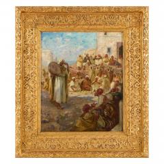 Alphonse L on Germain Thill Antique Orientalist figurative oil painting by Germain Thill - 4354187
