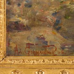 Alphonse L on Germain Thill Antique Orientalist figurative oil painting by Germain Thill - 4354237
