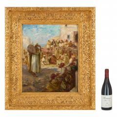 Alphonse L on Germain Thill Antique Orientalist figurative oil painting by Germain Thill - 4354240