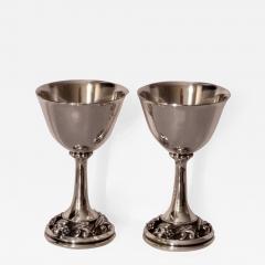 Alphonse La Paglia Modernist Sterling Silver Goblets La Paglia for International Silver - 542119