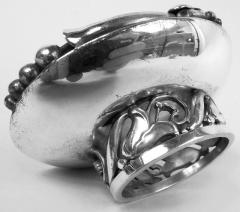 Alphonse La Paglia Pair of La Paglia American Sterling Silver Blossom Inspired Open Salts - 4117527