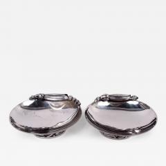 Alphonse La Paglia Pair of La Paglia American Sterling Silver Blossom Inspired Open Salts - 4120228