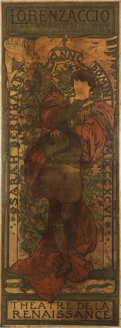 Alphonse Maria Mucha ALPHONSE MUCHA LORENZACCIO poster 1890 - 933322