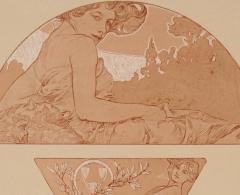 Alphonse Maria Mucha Alphonse Mucha Figures Decoratives Plate 23 - 3086804